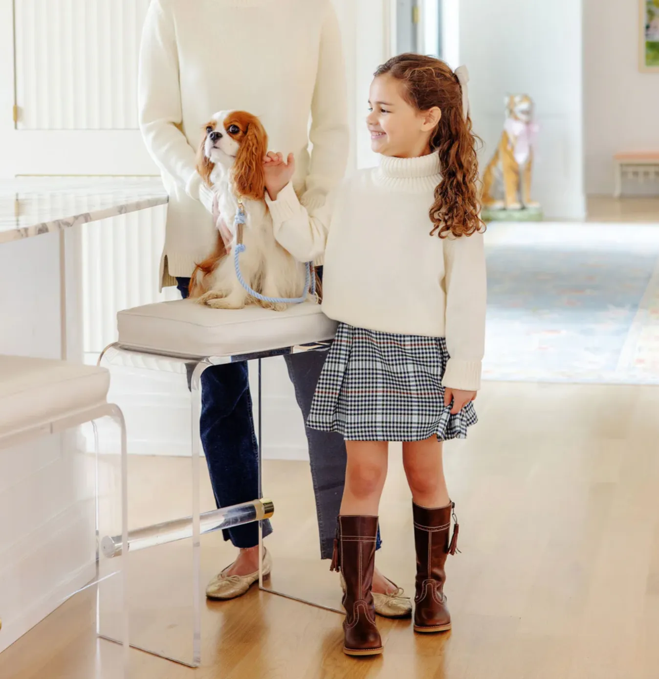 Townsend Turtleneck Sweater Palmetto Pearl