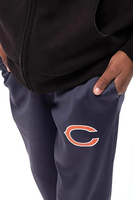Ultra Game NFL Official Youth Super Soft Game Day Jogger Sweatpants, Chicago Bears|Chicago Bears