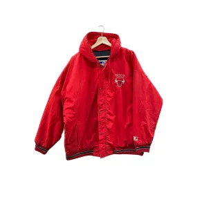 Vintage 1990's Starter Chicago Bulls NBA Team Embroidered Quilted Jacket