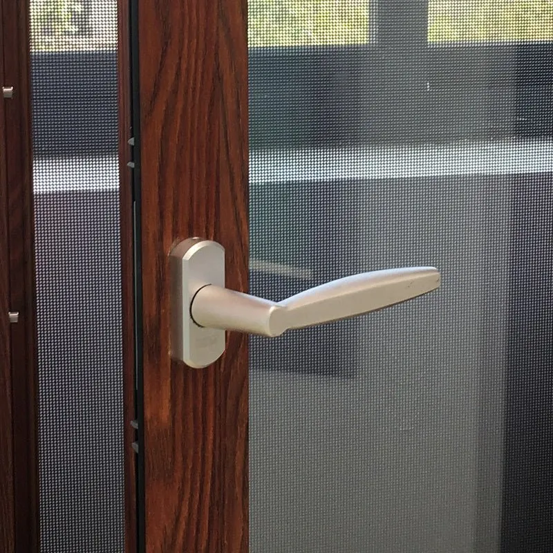 Virginia exquisite cheap Tilt & turn with wood grain finishing thermal insulated aluminum window with double glass