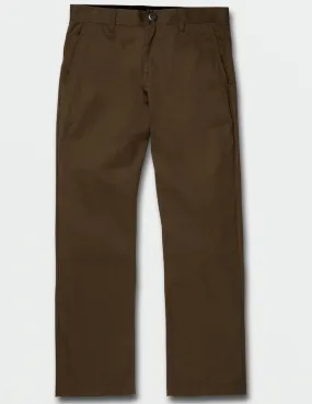 Volcom - Frickin Skate Stretch Chino Pants | Dark Earth