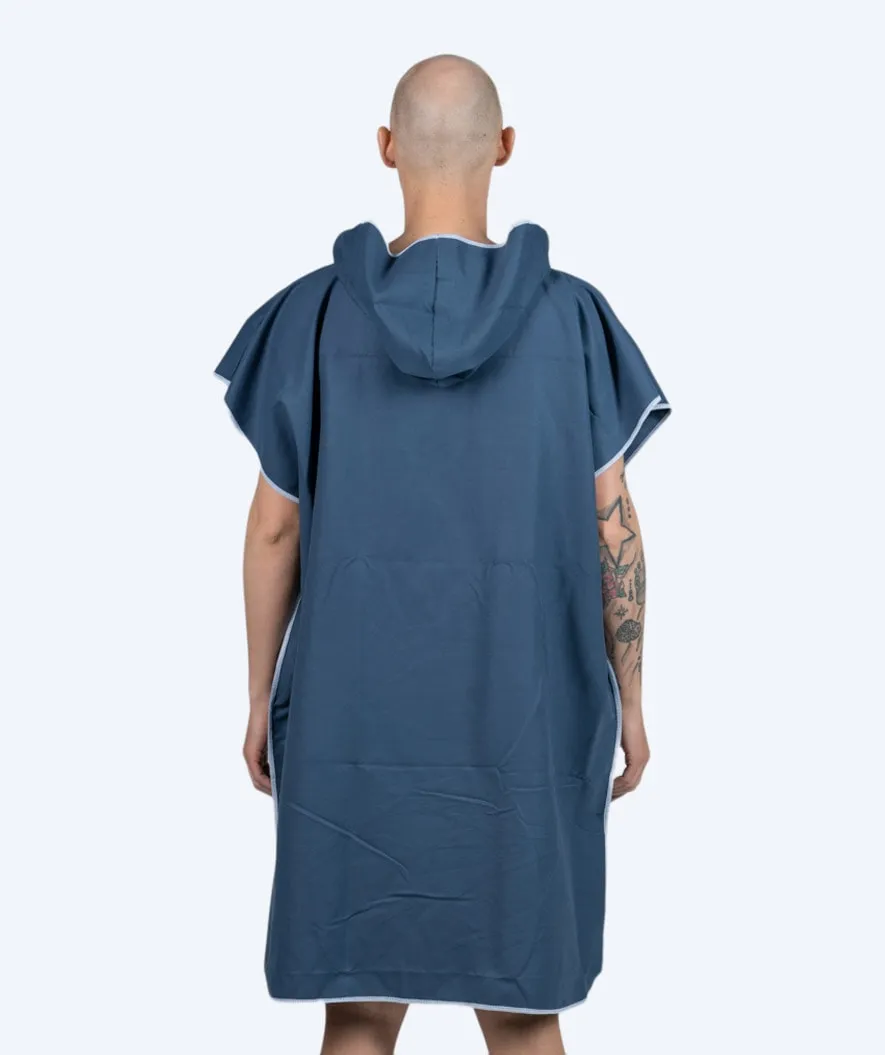 Watery badeponcho til voksne - Microfiber - Mørkeblå