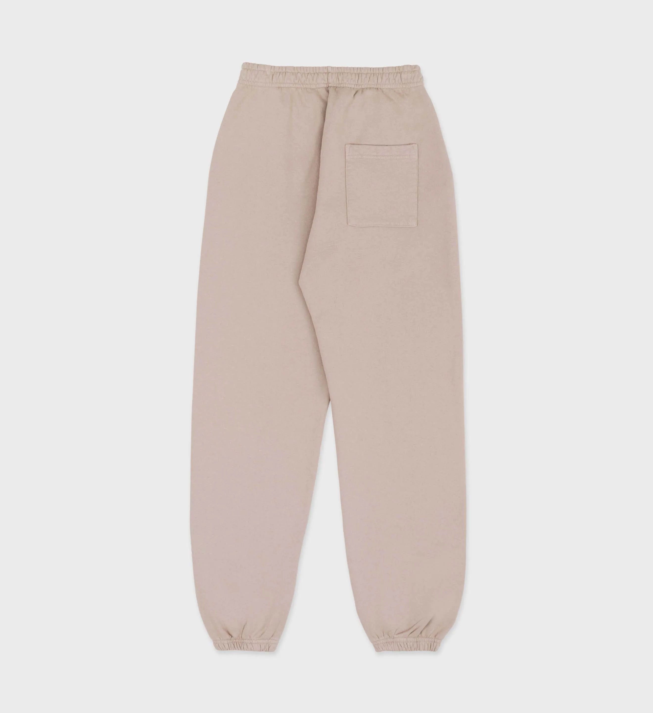 Wellness Club Flocked Sweatpant - Elephant/White