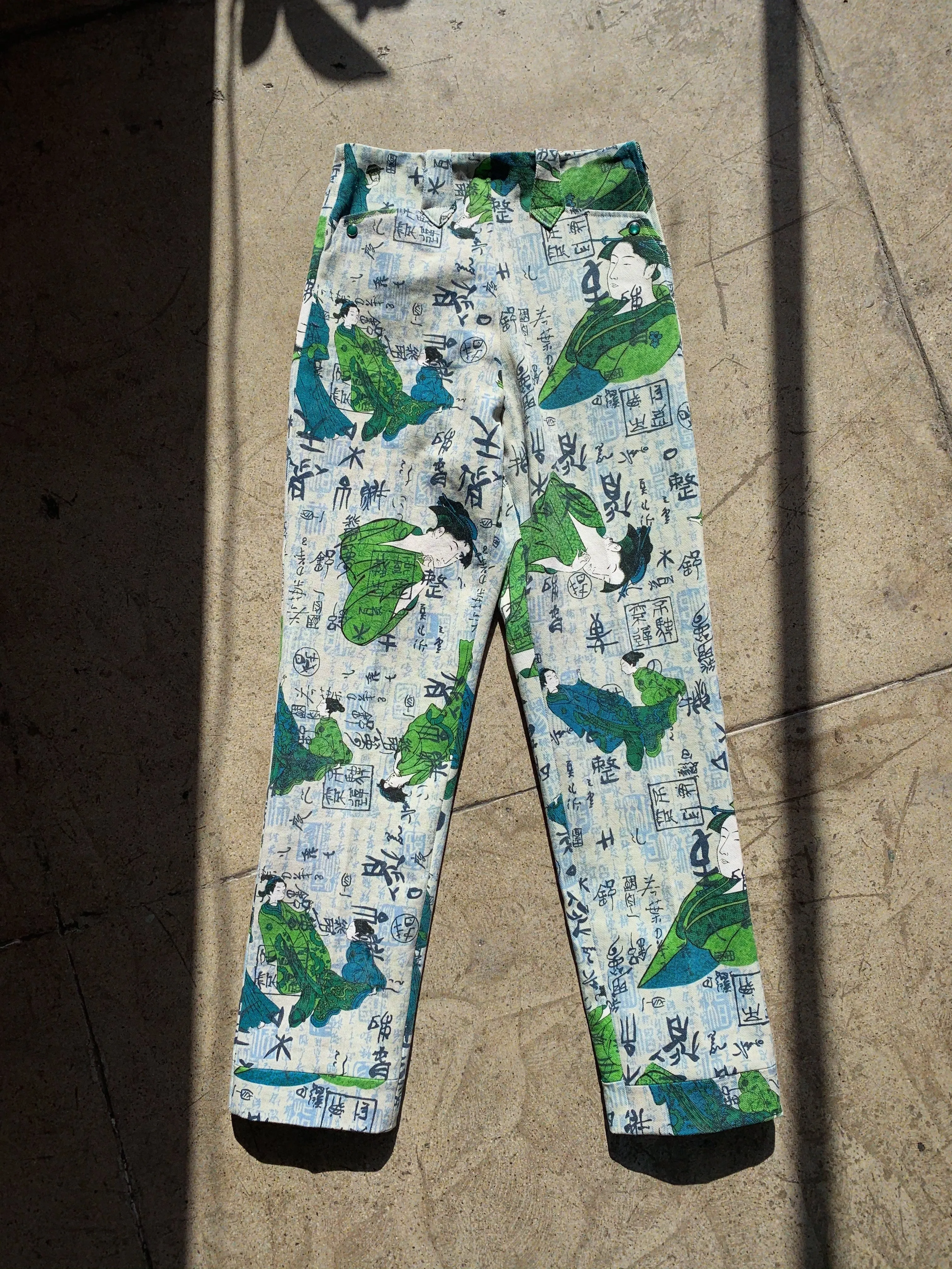 Western Side Zip Pants