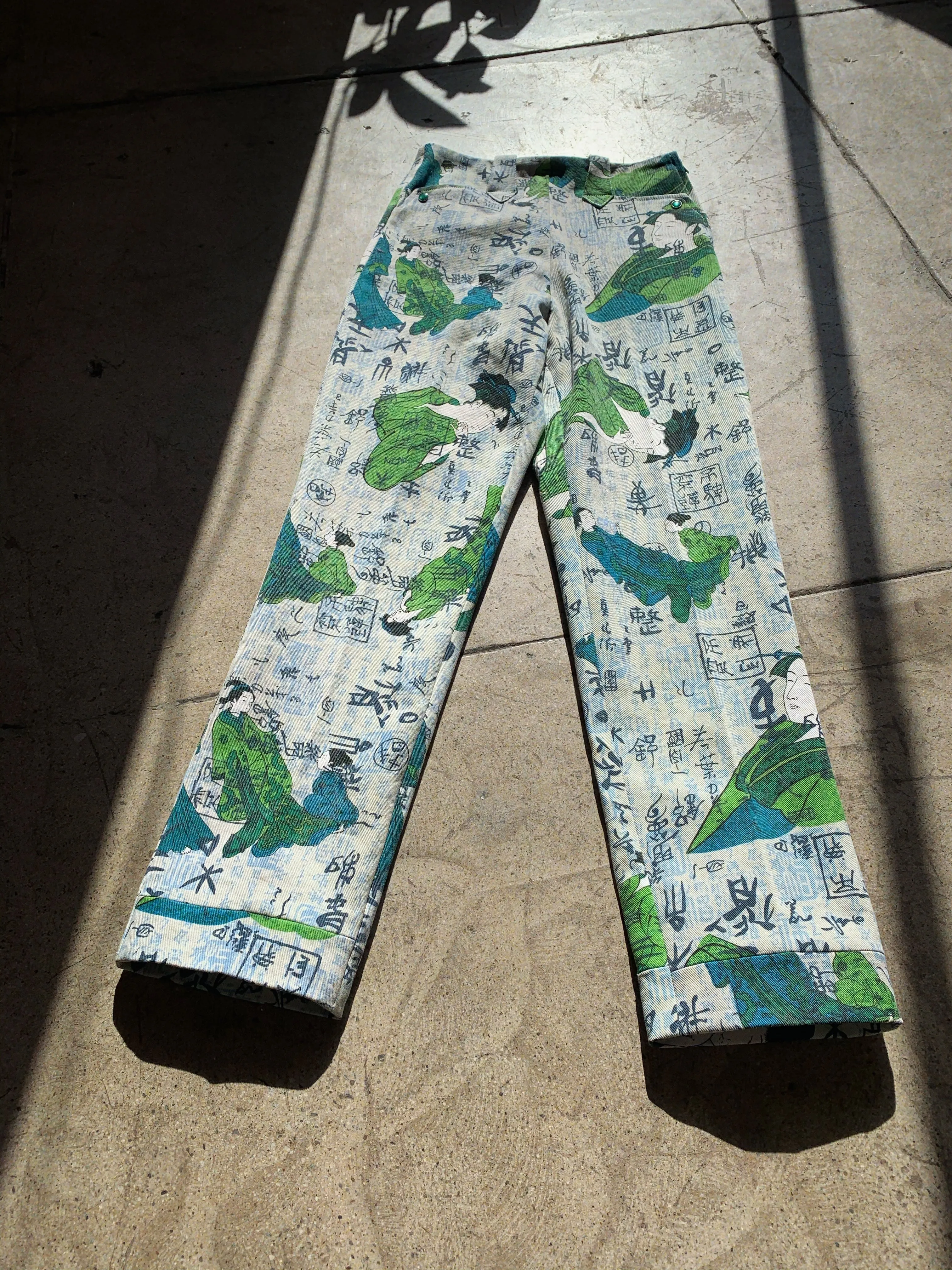 Western Side Zip Pants