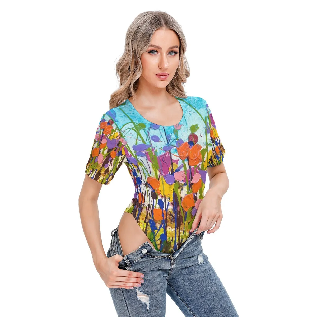 Women's Short Sleeve Bodysuit