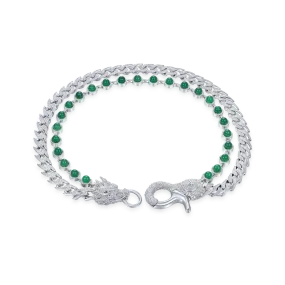 WONG Ⅱ Ridge Jade Cuban Wallet Chain - 15mm